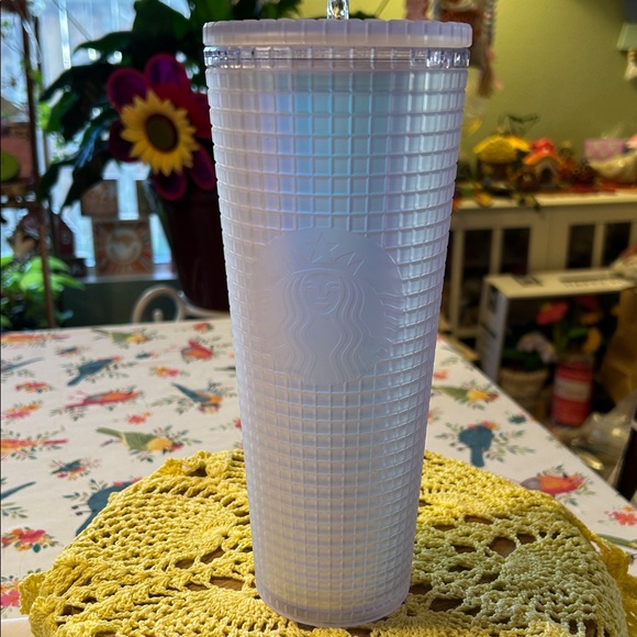 Starbucks 24 Oz Spring 2022 Iridescent Unicorn Grid Venti Tumbler NWT - Picture 8 of 15